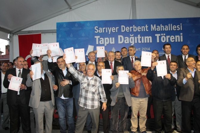 Derbentin 50 yıllık mülkiyet sorunu çözüldü, tapular verildi galerisi resim 53