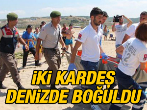 İKİ KARDEŞ DENİZDE BOĞULDU